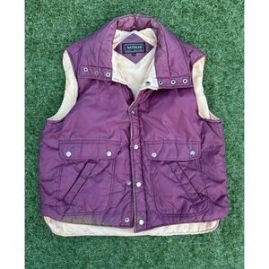 Vintage Antinori Puffer Vest Burgundy/Plum - Men’s Size Large